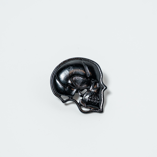 Prendedor Calavera Black Chrome
